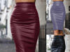 Кожаная юбка-карандаш: особенности, правила выбора