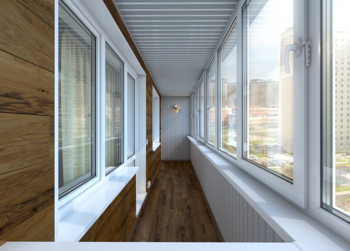 балкон под ключ дизайн
