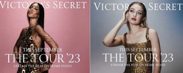 Бывшие «Ангелы» Victoria's Secret Наоми Кэмпбелл и Джиджи Хадид снялись для рекламы