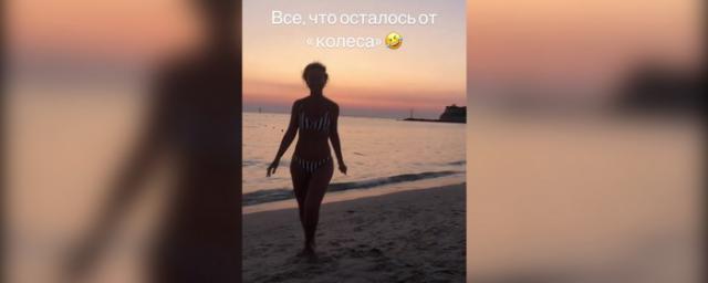 Звезда «Кадетства» Елена Захарова сделала колесо на пляже в Греции
